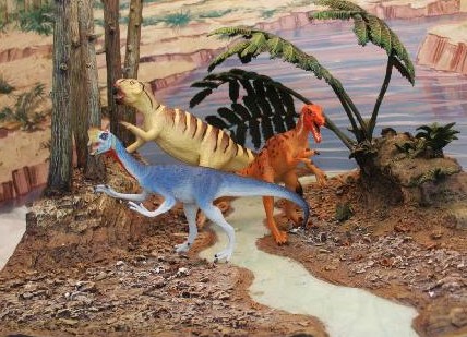Carnegie Safari Oviraptor, Psittacosaurus and velociraptor