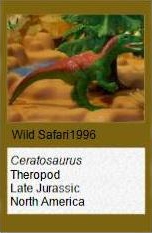 Wild Safari Ceratosaurus