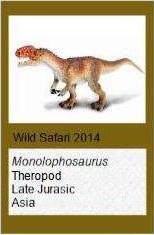 Wild Safari Monolophosaurus