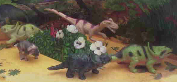 URKRD and Tyco Protoceratops with Chinasaur Raptor and and Protoceratops.