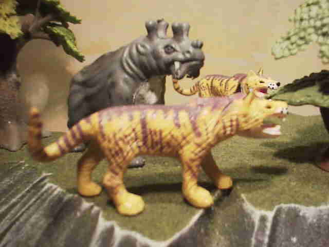 The Mesonychid Andrewsarchus from the PlayVision small mammal series. A JA -RU Eobasileus from China.