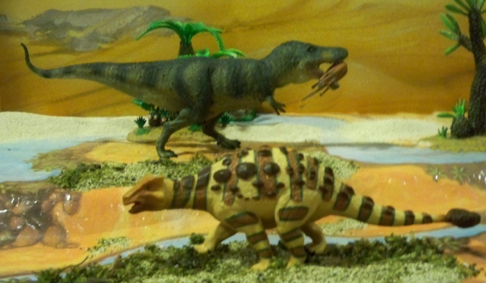 CollectA Popular Tyrannosaurus Ankylosaurus