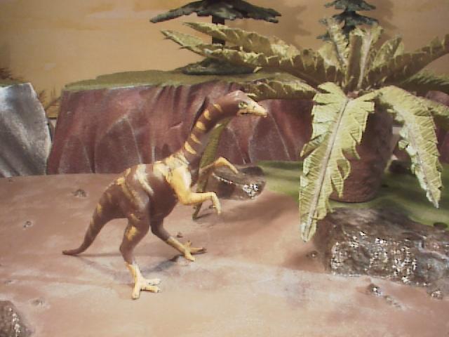 Marx Struthiomimus custom painted