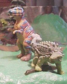 PlayVision Daspletosaurus MicroMachine Euplocephalus