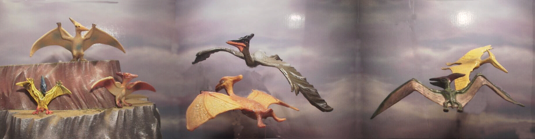 Pteranodons from Safari , Oriental Trading Company, UKRD (Boley), Jasman and from China a ROM copy. 