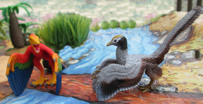 Schleich and PNSO Archaeopteryx