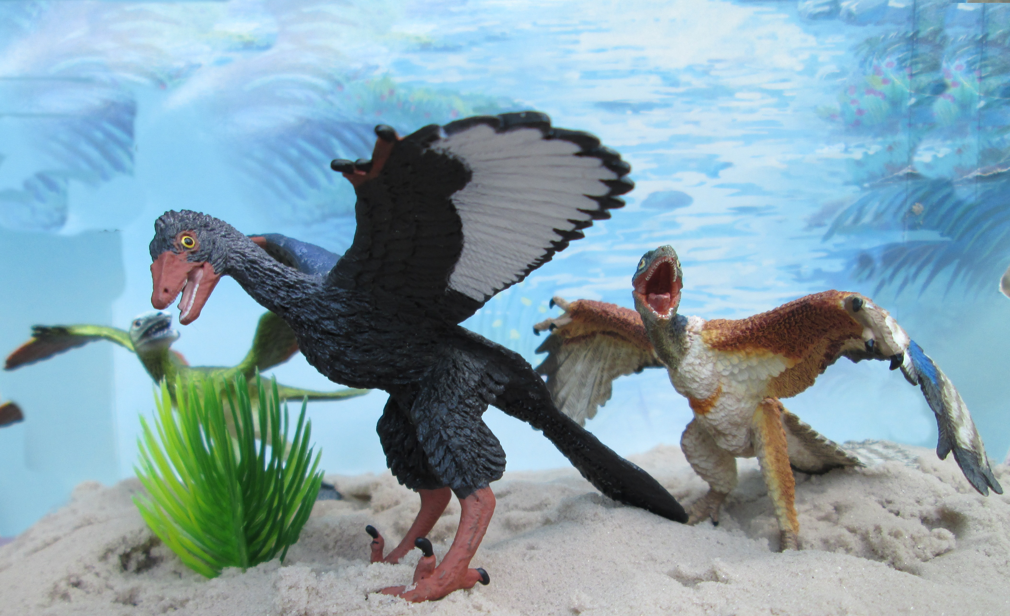 Archaeopteryx Wild Safari, Bullyland and Papo